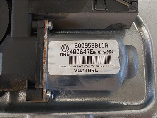 MECANISMO ELEVALUNAS TRA. IZDO. Volkswagen polo iv (9n1)(11.2001->) 1.4 16V BBZ 6Q0954811A ROJO Izquierdas izquierdos motor Traseras traseros GRY - Imagen 3