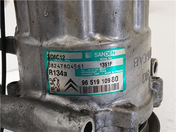 COMPRESOR AIRE ACOND. Peugeot 307 (3a/c) 1.6 HDi 110 9HY (DV6TED4) 9HY(DV6TED4) 9651910980 NEGRO Acondicionado 20DM61 - Imagen 3