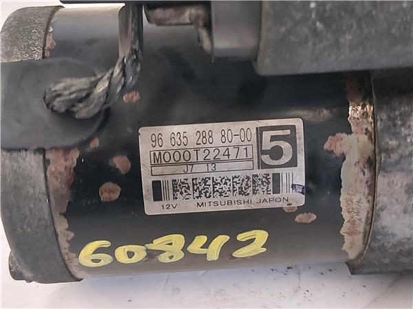 MOTOR ARRANQUE Citroen c4 berlina (06.2004->) 1.6 HDi 9HZ-DV6TED4 9HZDV6TED4 9663528880-00 966352888000 NEGRO de 20DS25 - Imagen 3