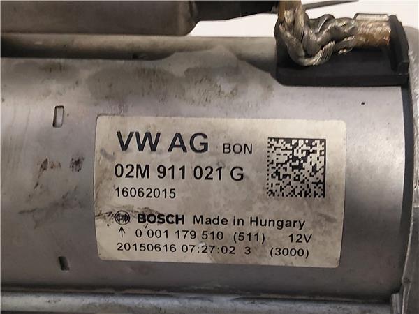 MOTOR ARRANQUE Volkswagen polo v (6r1)(06.2009->) 1.0 - #Prov# CHY - #Prov# CHYPROV 02M911021G 2M911021G BLANCO de QAE - Imagen 3