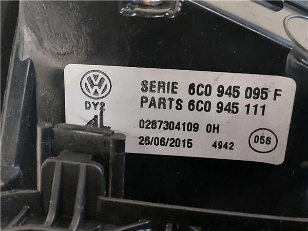 PILOTO TRA. IZDO. Volkswagen polo v (6r1)(06.2009->) 1.0 - #Prov# CHY - #Prov# CHYPROV 6C0945095F BLANCO Bombilla Faro Izquierdo Lámpara lateral Luz Trasero QAE - Imagen 3