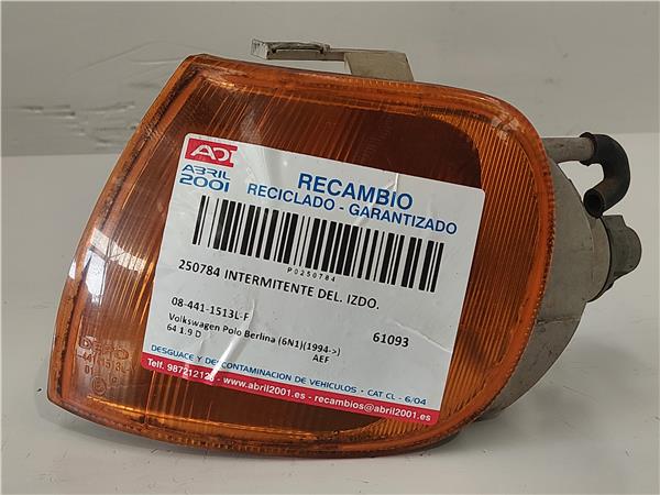 INTERMITENTE DEL. IZDO. Volkswagen polo iii (6n1)(09.1994->) 64 1.9 D AEF 08-441-1513L-F 84411513LF GRIS Delanteras delanteros Izquierdas izquierdos pilotos DCH