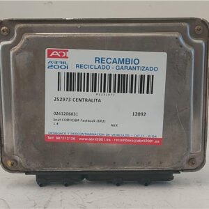 CENTRALITA Seat cordoba fastback (6k2) 1.4 AKK 0261206031 261206031    uce