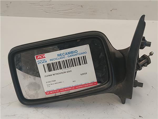 RETROVISOR IZDO. Seat ibiza (6k1)(1993->) 1.4 i AEX E10217430 BLANCO Espejo Izquierdo