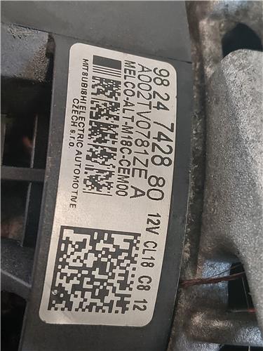ALTERNADOR Peugeot boxer (328/330/333) furgón bat.3000mm (2007->) 2.0 96 KW - #Prov# AH03 - #Prov# AH03PROV 9824742880 BLANCO generador - Imagen 3