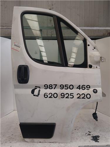 PUERTA DEL. DCHA. Peugeot boxer (328/330/333) furgón bat.3000mm (2007->) 2.0 96 KW - #Prov# AH03 - #Prov# AH03PROV BLANCO Delanteras delanteros Derechas derechos