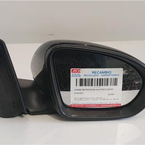 RETROVISOR ELECTRICO DCHO. Opel insignia b sports tourer (04.2017->) 2.0 Excellence [2,0 Ltr. - 125 kW 16V CDTI] D 20 DTH opt. LFS - #Prov# D20DTHOPTLFSPROV 39186982U NEGRO    Derecho Espejo