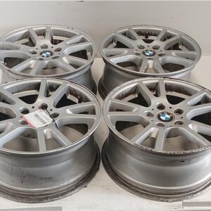 CONJUNTO DE 4 LLANTAS ALUMINIO BMW serie x3 (e83)(2004->) 2.0d [2,0 Ltr. - 110 kW 16V Diesel CAT] M47 D20 (204D4) - #Prov# M47D20(204D4)PROV E8JX17-EH2 E8JX17EH2 GRIS