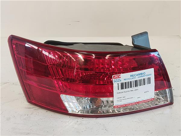 PILOTO TRA. IZDO. Hyundai sonata (nf)(2005->) 2.0 CRDi D4EA L92401-3K0 L924013K0 NEGRO Bombilla Faro Izquierdo Lámpara lateral Luz Trasero