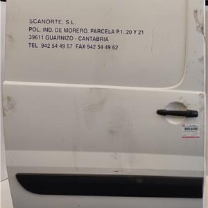 PUERTA LAT. CORREDERA DCHA. Citroen jumpy 1.6 HDi 90 9HU (DV6UTED4) 9HU(DV6UTED4) BLANCO    Derecha Lateral