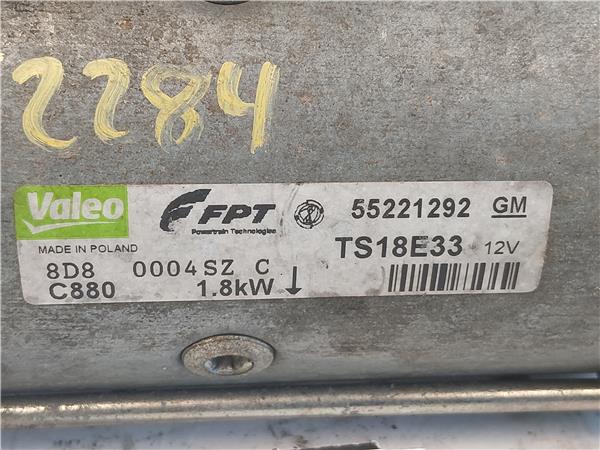 MOTOR ARRANQUE Opel corsa d (2006->) 1.3 CDTI Z 13 DTJ Z13DTJ TS18E33 GRIS de - Imagen 3
