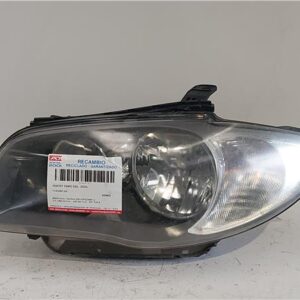 FARO DEL. IZDO. BMW serie 1 berlina (e81/e87)(2004->) 2.0 118d [2,0 Ltr. - 105 kW Turbodiesel CAT] N47 D20 A N47D20A 7193387-03 719338703 NEGRO    Bombillas Delanteras delanteros Izquierdas izquierdos Lámparas luces Luz Pilotos
