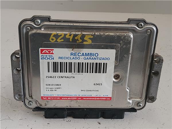 CENTRALITA Citroen jumpy 1.6 HDi 90 9HU (DV6UTED4) 9HU(DV6UTED4) 0281013869 281013869 BLANCO uce