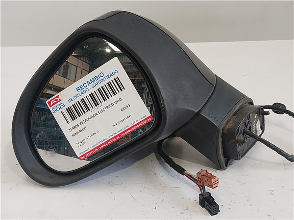 RETROVISOR ELECTRICO IZDO. Peugeot 207 (2006->) 1.6 HDi 9HX (DV6ATED4) 9HX(DV6ATED4) 96806498XT GRIS ANTRACITA Espejo Izquierdo