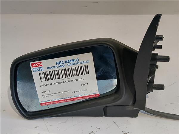 RETROVISOR ELECTRICO IZDO. Citroen xantia berlina (1998->) 2.0 HDI 109 RHZ (DW10ATED) RHZ(DW10ATED) 4565100 GRIS Espejo Izquierdo 20LE51
