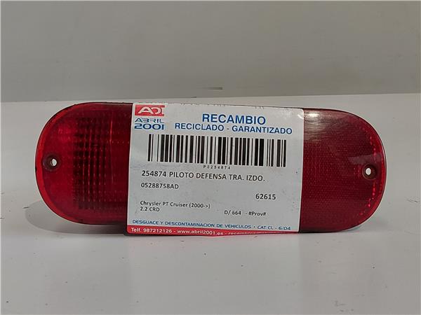 PILOTO DEFENSA TRA. IZDO. Chrysler pt cruiser (2000->) 2.2 CRD D/ 664 - #Prov# D664PROV 05288758AD 5288758AD GRIS
