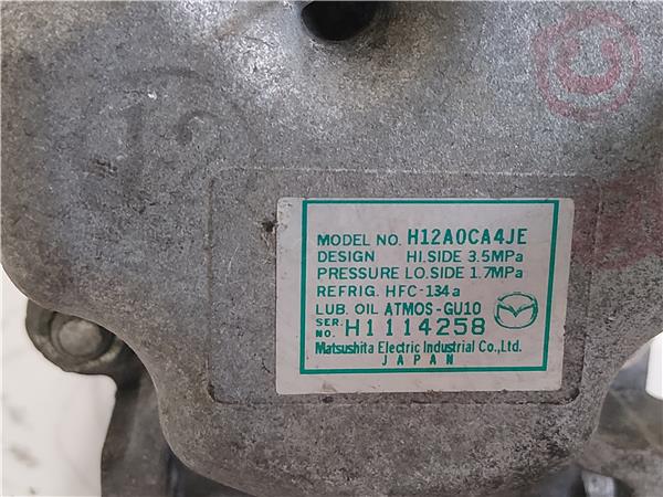 COMPRESOR AIRE ACOND. Mazda 6 fastback (gh) 2.0 MZR-CD RF7J H12A0CA4JE GRIS Acondicionado - Imagen 3