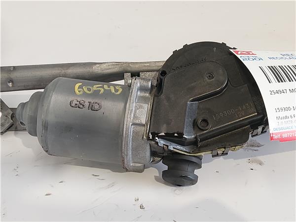 MOTOR LIMPIAPARABRISAS DEL. Mazda 6 fastback (gh) 2.0 MZR-CD RF7J 159300-1431 1593001431 GRIS Delanteras delanteros - Imagen 2