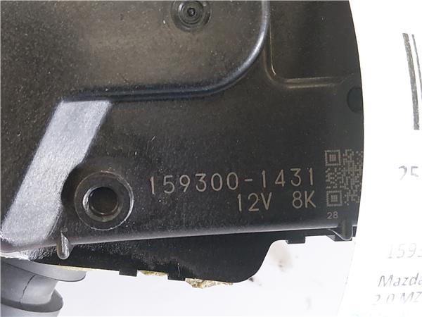 MOTOR LIMPIAPARABRISAS DEL. Mazda 6 fastback (gh) 2.0 MZR-CD RF7J 159300-1431 1593001431 GRIS Delanteras delanteros - Imagen 3