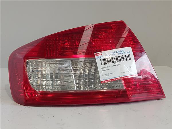 PILOTO TRA. IZDO. Peugeot 407 (2004->) 1.6 HDi 110 D-9HZ - #Prov# D9HZPROV 9689089180 NEGRO Bombilla Faro Izquierdo Lámpara lateral Luz Trasero