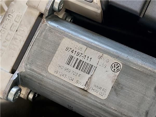 MECANISMO ELEVALUNAS TRA. IZDO. Volkswagen passat berlina (3c2)(2005->) 2.0 TDI 16V BKP 974197-111 974197111 GRIS Izquierdas izquierdos motor Traseras traseros HDV - Imagen 3