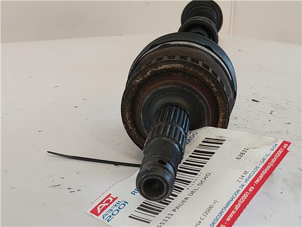 PALIER DEL. DCHO. Opel corsa c (2000->) 1.4 Z 14 XE Z14XE VERDE cardan Delantero Derecho trasmision - Imagen 2