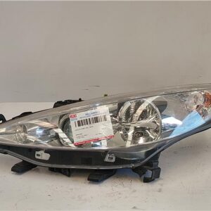 FARO DEL. IZDO. Peugeot 207 (2006->) 1.6 16V Turbo 5FX - #Prov# 5FXPROV 89901099 ROJO    Bombillas Delanteras delanteros Izquierdas izquierdos Lámparas luces Luz Pilotos