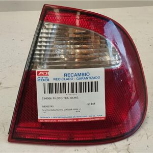 PILOTO TRA. DCHO. Seat cordoba berlina (6k2)(08.1999->) 1.4 AUA 89300745 GRIS Bombilla Derecha derecho Faro Lámpara Luz Trasera trasero DXK