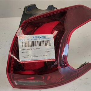 PILOTO TRA. DCHO. Peugeot 2008 (p1)(11.2019->) 1.5 Active [1,5 Ltr. - 81 kW Blue-HDI FAP] HN01 - #Prov# HN01PROV 9826730380 GRANATE    Bombilla Derecha derecho Faro Lámpara Luz Trasera trasero 20ET29