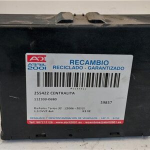 CENTRALITA Daihatsu terios (j2...)(2006->2013) 1.3 DVVT 4x4 K3-VE K3VE 112300-0680 1123000680 AZUL    uce