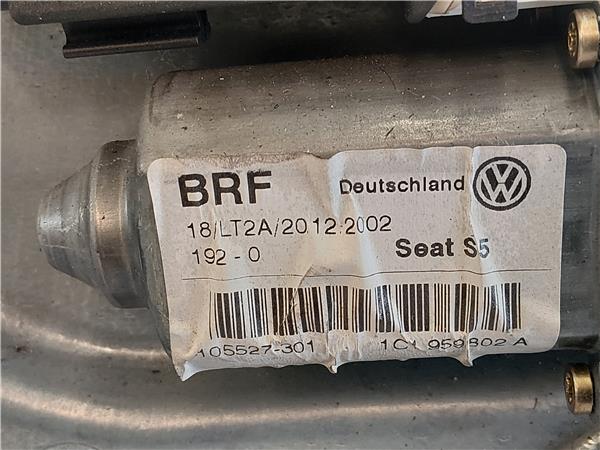 MECANISMO ELEVALUNAS DEL. DCHO. Seat leon (1m1)(11.1999->) 1.6 16 V BCB 1C0959802A AMARILLO Delanteras delanteros Derechas derechos motor - Imagen 2