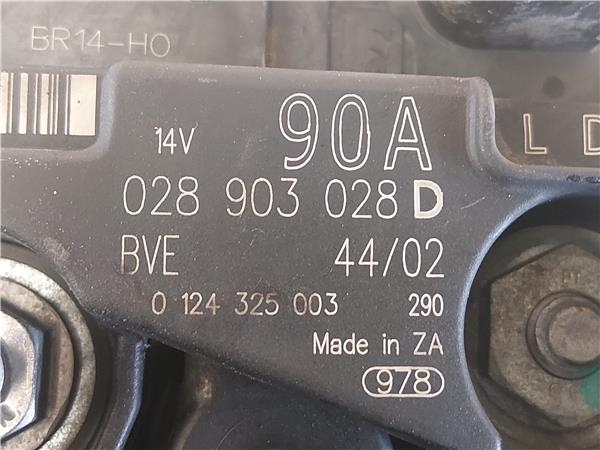 ALTERNADOR Seat leon (1m1)(11.1999->) 1.6 16 V BCB 0986041500 986041500 BOSCH/028903028 BOSCH028903028 AMARILLO generador - Imagen 3