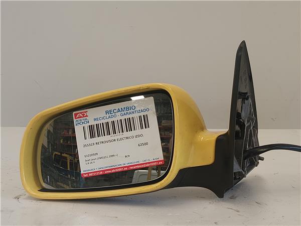 RETROVISOR ELECTRICO IZDO. Seat leon (1m1)(11.1999->) 1.6 16 V BCB E1010509 AMARILLO Espejo Izquierdo