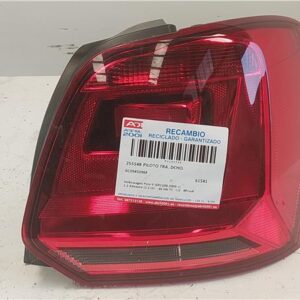 PILOTO TRA. DCHO. Volkswagen polo v (6r1)(06.2009->) 1.2 Advance [1,2 Ltr. - 66 kW TSI] CJZ - #Prov# CJZPROV 6C0945096F ROJO    Bombilla Derecha derecho Faro Lámpara Luz Trasera trasero PED