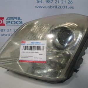 FARO DEL. IZDO. XENON Renault vel satis (bj0)(2002->) 2.2 dCi (BJ0E, BJ0F) G9T 702 G9T702 PLATA PK6004