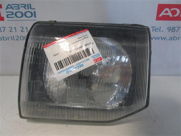 FARO DEL. IZDO. Mitsubishi montero (v20/v40)(1992->) 2.8 TD (V46W) 4M40-T 4M40T GRIS Y AZUL Bombillas Delanteras delanteros Izquierdas izquierdos Lámparas luces Luz Pilotos