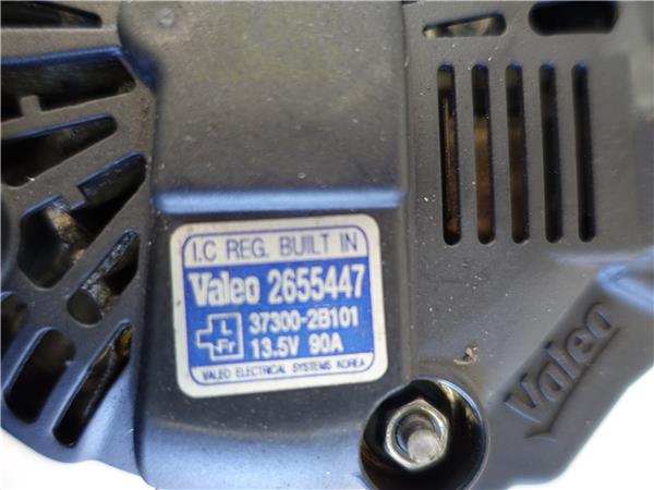 ALTERNADOR Hyundai i30 (fd)(06.2007->) 1.4 G4FA 2655447 NEGRO VALEO generador - Imagen 3