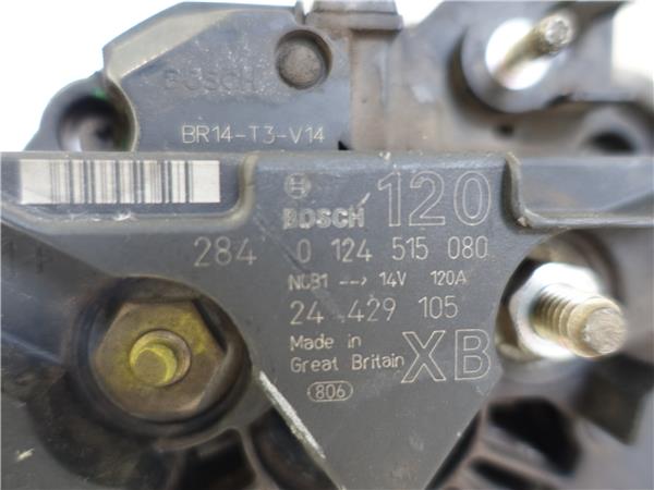 ALTERNADOR Opel vectra c berlina (2002->) 2.0 DTI 16V Y 20 DTH Y20DTH 0124515080 124515080 GRANATE BOSCH generador - Imagen 3