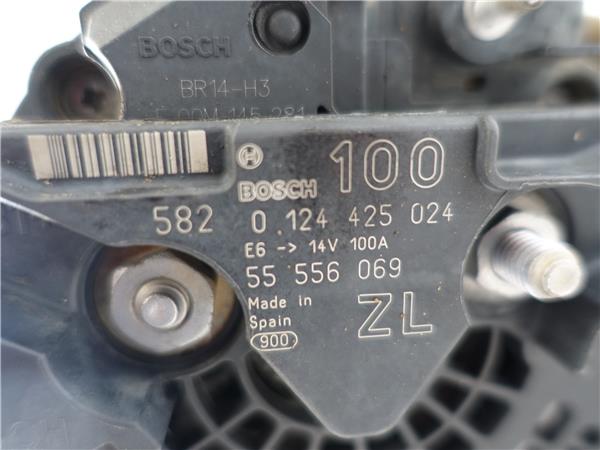 ALTERNADOR Opel astra h berlina (2004->) 1.4 Z 14 XEP Z14XEP 0124425024 124425024 ROJO BOSCH generador - Imagen 3