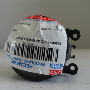 FARO ANTINIEBLA DCHO. Peugeot 207 (2006->) 1.6 HDi 9HX (DV6ATED4) 9HX(DV6ATED4) NEGRO    Bombillas Derechos Lámparas luces Luz Pilotos