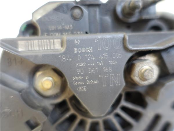 ALTERNADOR Opel vectra b fastback (38_) 2.0 DTI 16V Y 20 DTH Y20DTH 0124415005 124415005 VERDE BOSCH generador - Imagen 3