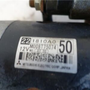 MOTOR ARRANQUE Mitsubishi montero (v80/v90)(2007->) 3.2 DI-D Kaiteki (3-ptas.) [3,2 Ltr. - 147 kW DI-D CAT] D 4M41 - #Prov# D4M41PROV M008T75074 BLANCO MITSUBISHI   de