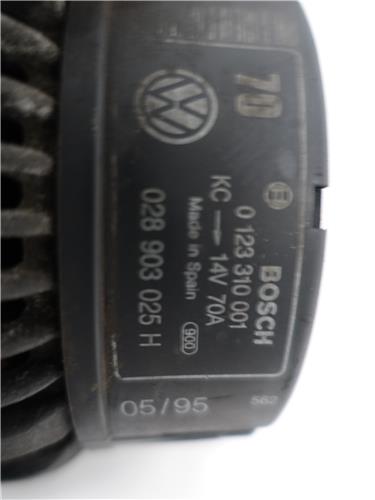 ALTERNADOR Volkswagen polo iii (6n1)(09.1994->) 75 1.6 AEA 0123310001 123310001 AZUL BOSCH generador
