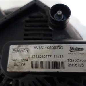 ALTERNADOR Ford fiesta vi 1.4 TDCi D/ KVJA - #Prov# DKVJAPROV TG12C122 BLANCO    generador