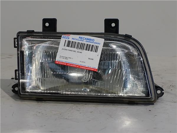 FARO DEL. DCHO Kia sportage (1994->) 2.0 i 16V 4WD FE (16 V) FE(16V) AZUL Bombillas delanteras Delanteros Derechas Derechos Lámparas luces Luz piloto Pilotos