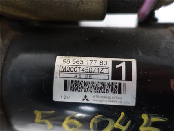MOTOR ARRANQUE Citroen c2 (2003->) 1.1 HFX (TU1JP) HFX(TU1JP) M000T45071ZT NEGRO de - Imagen 3