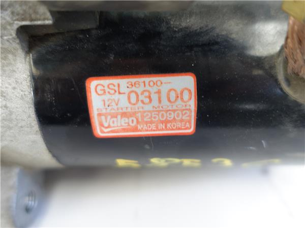 MOTOR ARRANQUE Hyundai i20 (pb)(2009->) 1.2 G4LA GSL36100 AZUL de - Imagen 3