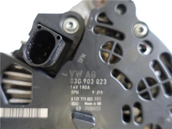 ALTERNADOR Volkswagen passat berlina (3c2)(2005->) 2.0 TDI CBDC 03G903023 3G903023 GRIS generador - Imagen 3