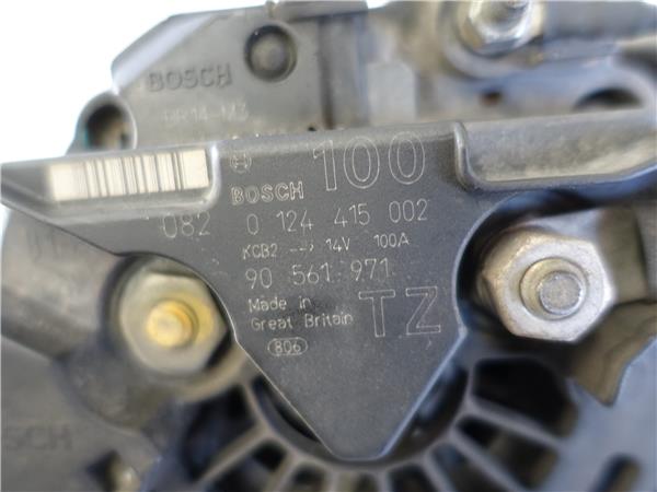 ALTERNADOR Opel astra g berlina (1998->) 1.6 16V Z 16 XE Z16XE 90561971 NEGRO generador - Imagen 3