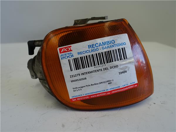 INTERMITENTE DEL. DCHO Volkswagen polo iii (6n1)(09.1994->) 64 1.9 D AEF 6N0953050B GRIS ANTRACITA Delanteras delanteros Derechas derechos pilotos DCH